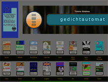 Tablet Screenshot of gedichtautomat.de